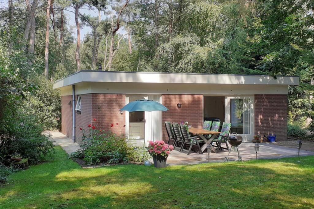 Drentse Bungalow In Natuur En Rust Spier Bagian luar foto