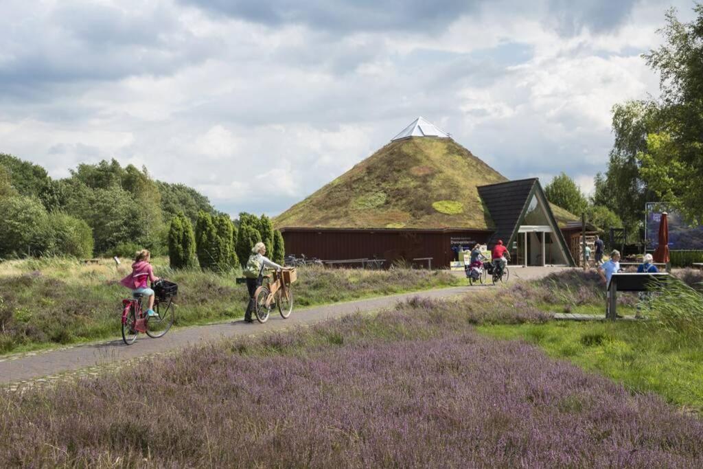 Drentse Bungalow In Natuur En Rust Spier Bagian luar foto